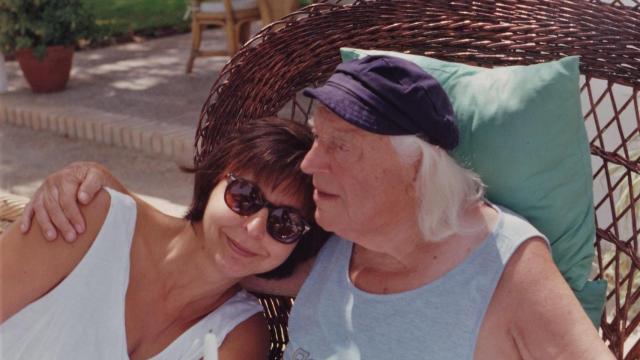 María Asunción Mateo y Rafael Alberti.