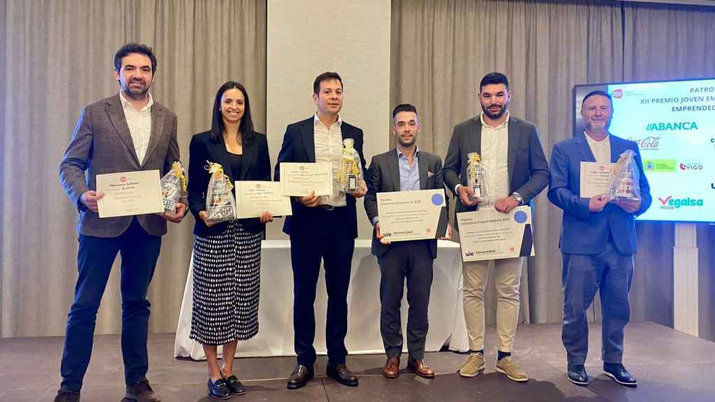 Entrega de premios al Empresario Joven e Iniciativa Emprendedora de AJE 2023.