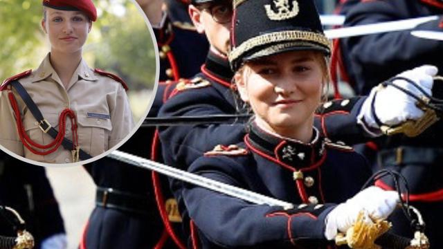 Las princesas, en un montaje fotográfico.