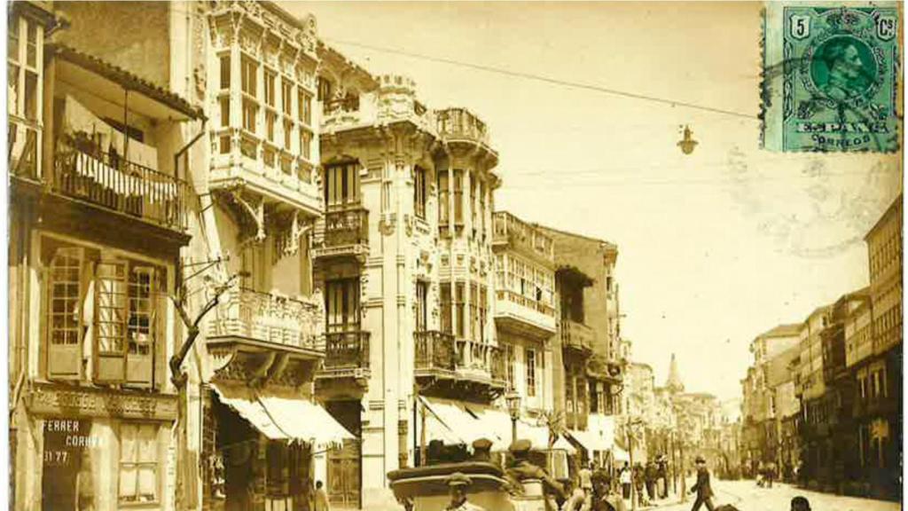Imagen histórica de la calle San Andrés