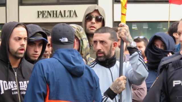 'El Alfarrasí' poco antes de las agresiones que tuvieron lugar el día de la Comunitat Valenciana en 2017.