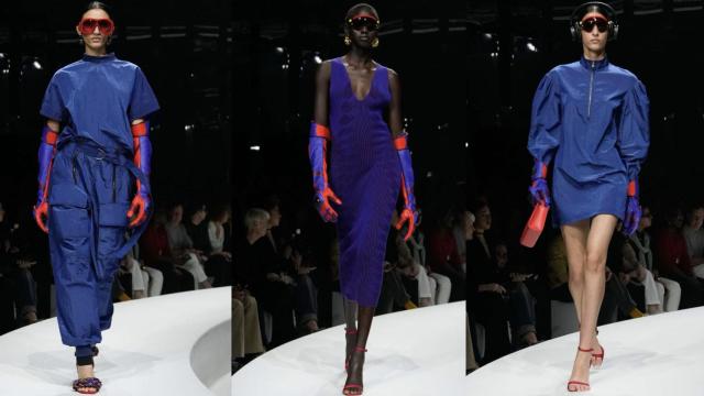 Desfile de Ferrari en la Semana de la Moda de Milán.