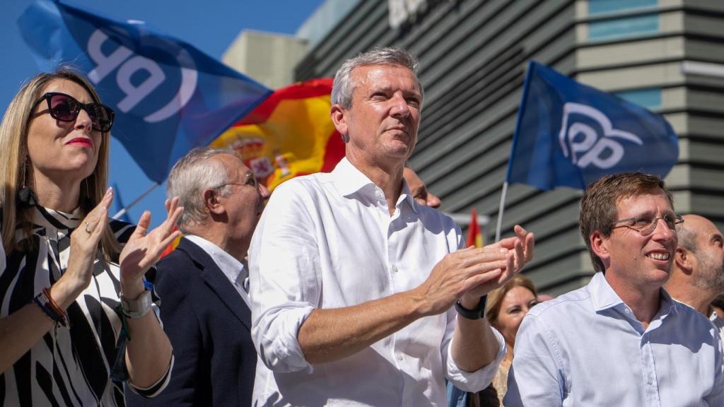 El presidente de la Xunta, Alfonso Rueda, en Madrid.