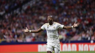 David Alaba, durante un instante del partido.