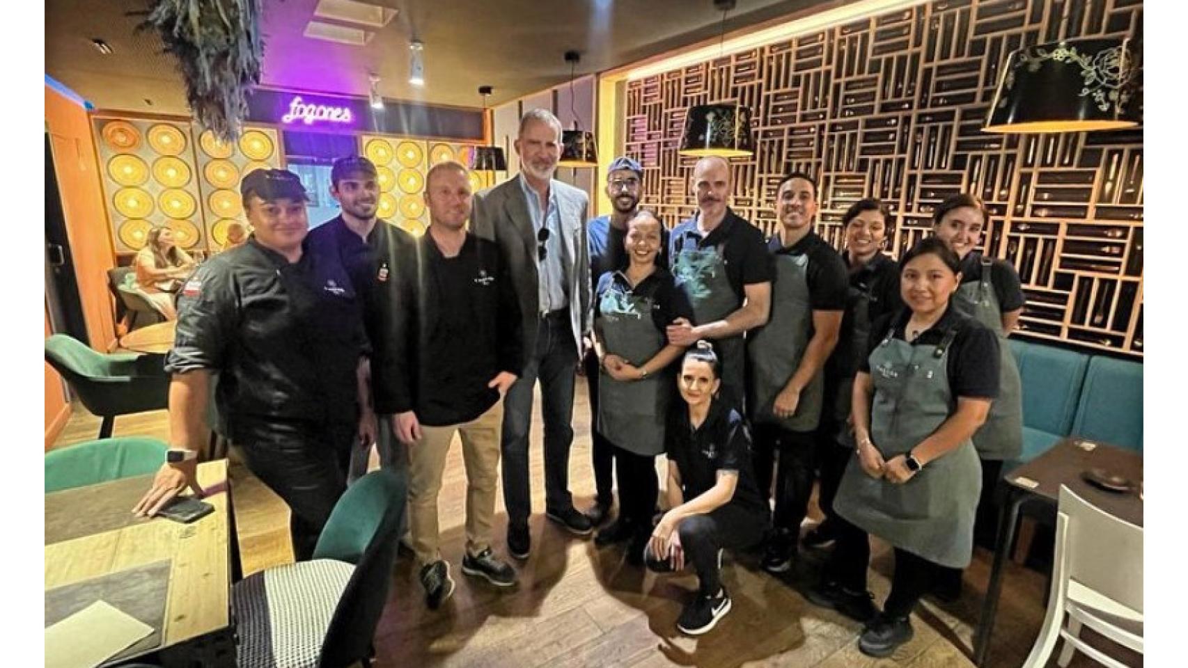 El rey Felipe VI en el Tajo Bajo.