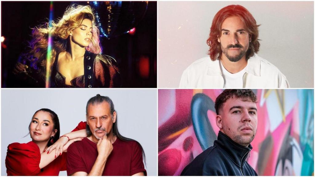 Algunos de los artistas que ofrecen conciertos en octubre en A Coruña.