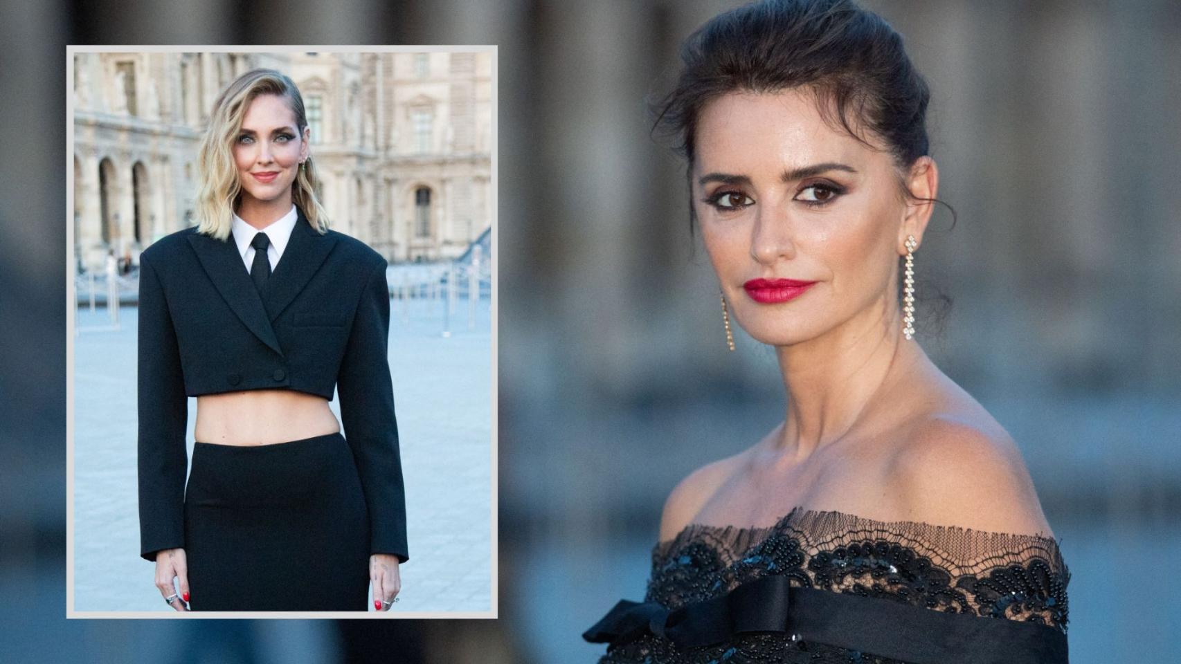 La actriz y la diseñadora, en un  montaje fotográfico.