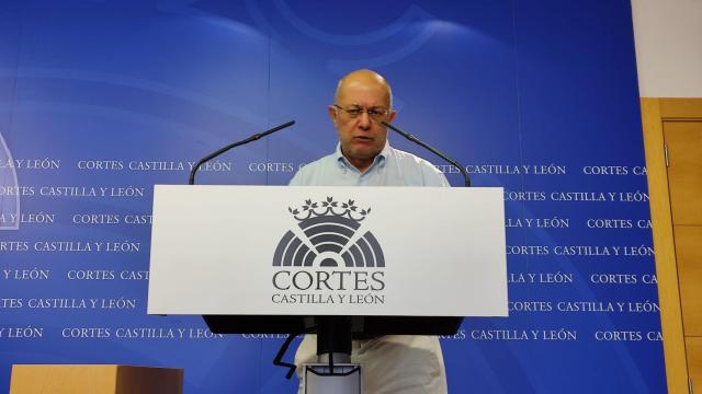 El procurador de Ciudadanos, Francisco Igea, durante una rueda de prensa.