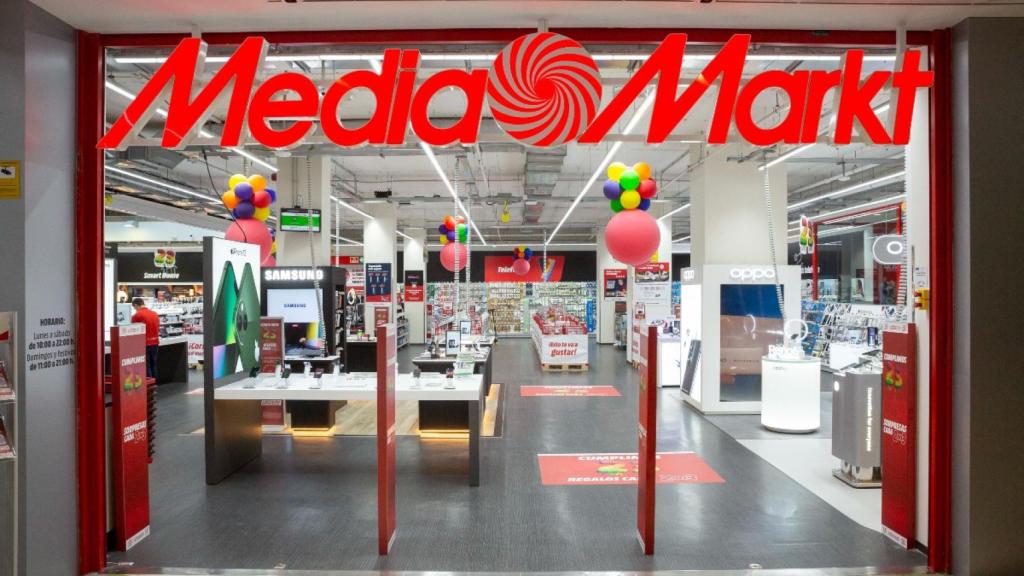 Tienda de MediaMarkt del centro comercial La Vaguada de Madrid.
