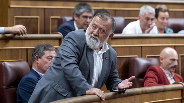 El diputado socialista Herminio Sancho, que no Sánchez, este miércoles, en el Congreso de los Diputados.