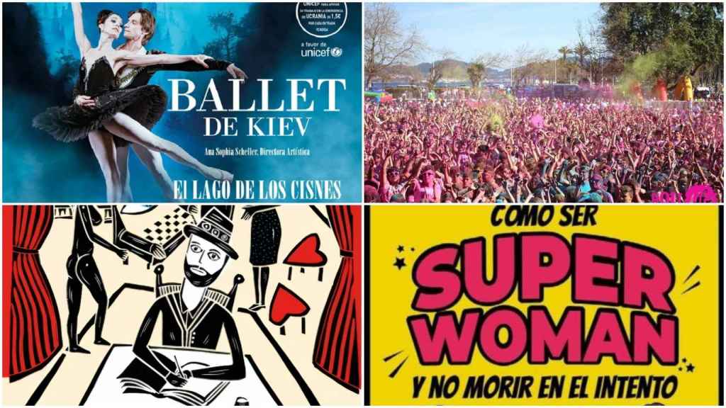 Carreras, teatros, ballet y monólogos, entre los eventos del mes.