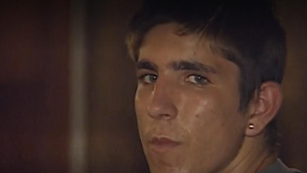 Mauri, hermano de Antonio Anglés, durante el juicio del 'caso Alcàsser'.