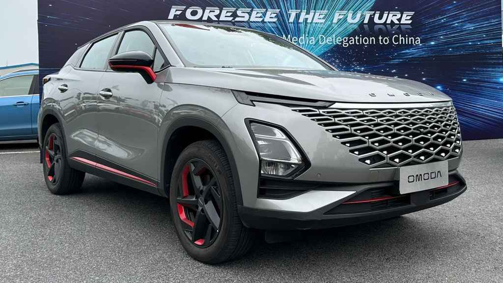 El Omoda 5 que hemos conducido en China.