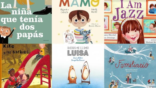 Los cuentos infantiles LGTBI que Vox ha retirado de la biblioteca.