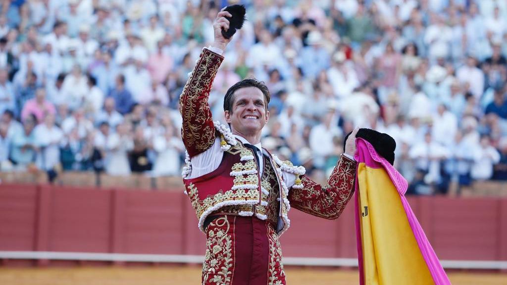 Julián López 'El Juli' en su despedida en la Maestranza de Sevilla.