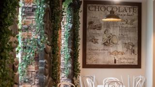 Decoración tematizada de la Chocolatería by Justo Almendrote.