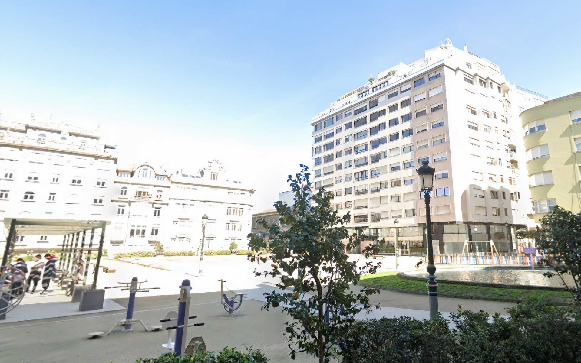 Plaza de Portugal, en Vigo.
