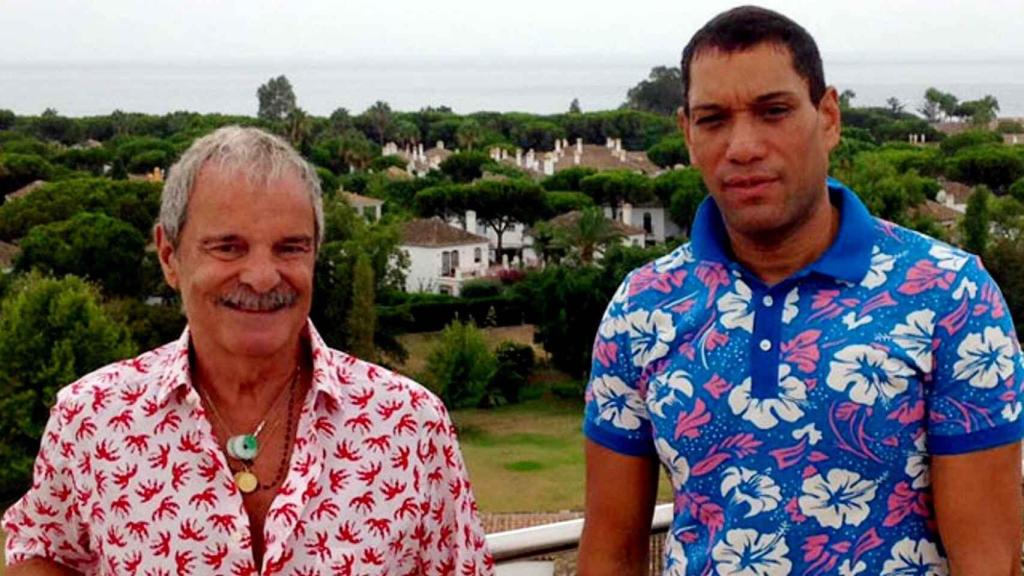 Elio Valderrama y Jesús Mariñas, en una imagen compartida en redes.