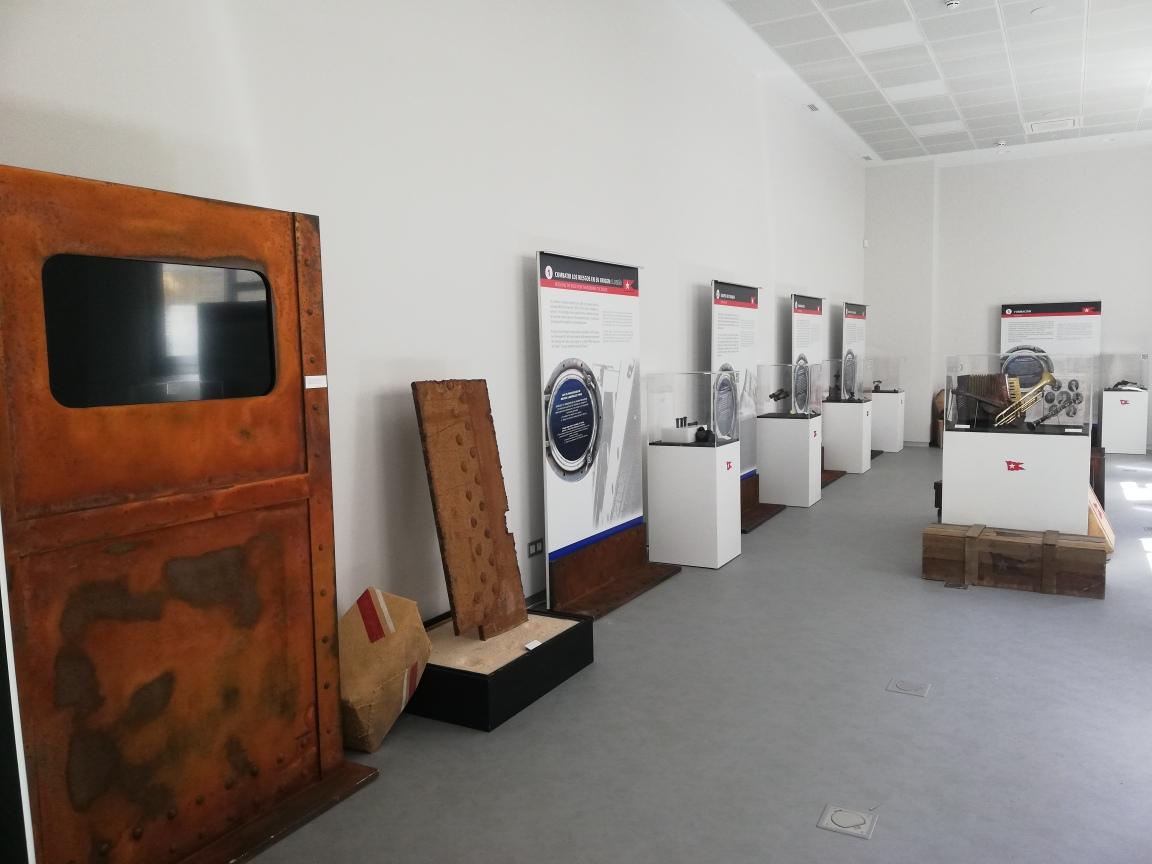 Exposición en la Fraternidad Muprespa, en A Coruña (Cedida).