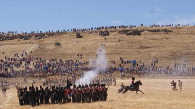 Recreación histórica de la Batalla de Los Arapiles