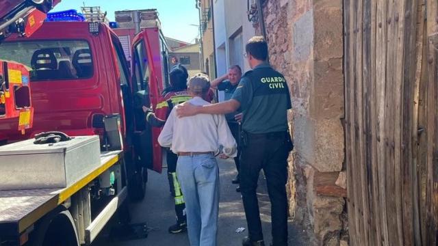 Desalojo en Tábara por un incendio en una vivienda