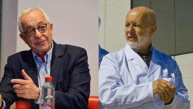 José García Carrión, presidente del grupo García Carrión, y Félix Solís, presidente de la bodega Félix Solís Avantis.