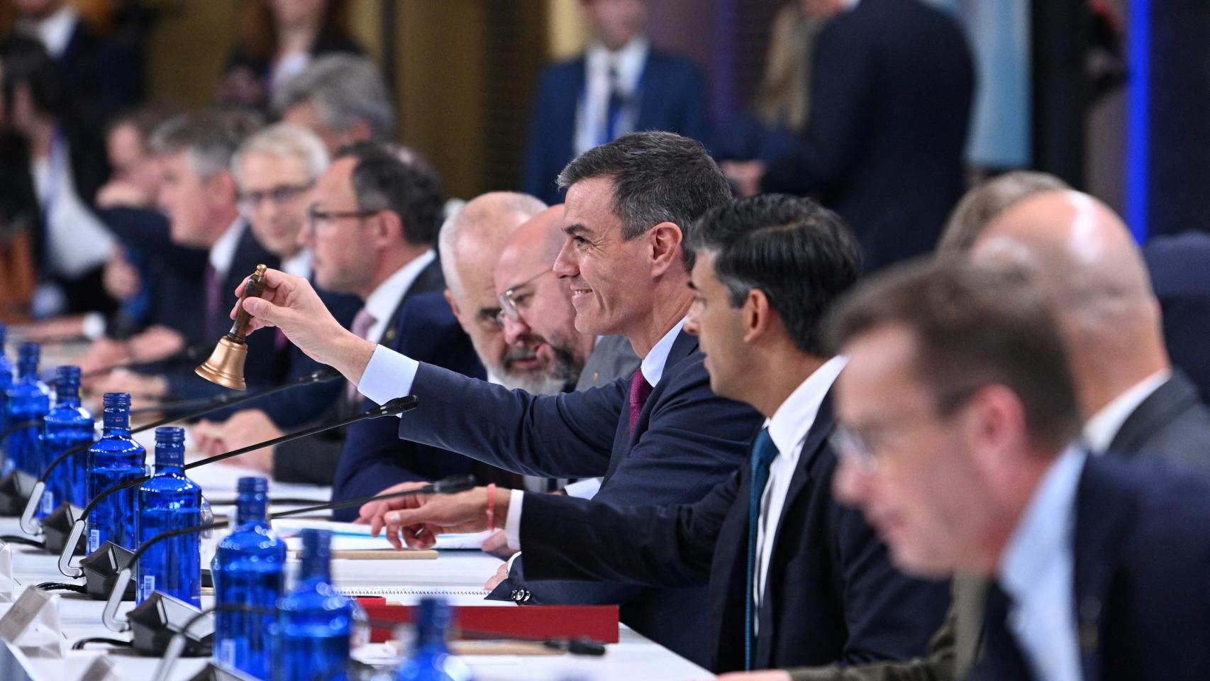 Pedro Sánchez, durante la organización de la cumbre de la Comunidad Política Europea en Granada