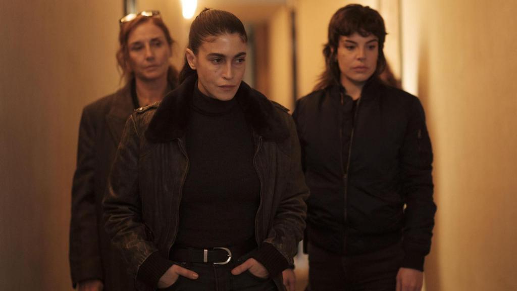 Un fotograma de la serie 'La red púrpura', protagonizada por la inspectora Elena Blanco (Nerea Barros) y basada en la segunda novela de la saga de Carmen Mola.