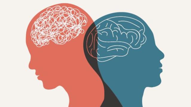 Cartel por el Día Mundial de la Salud Mental.