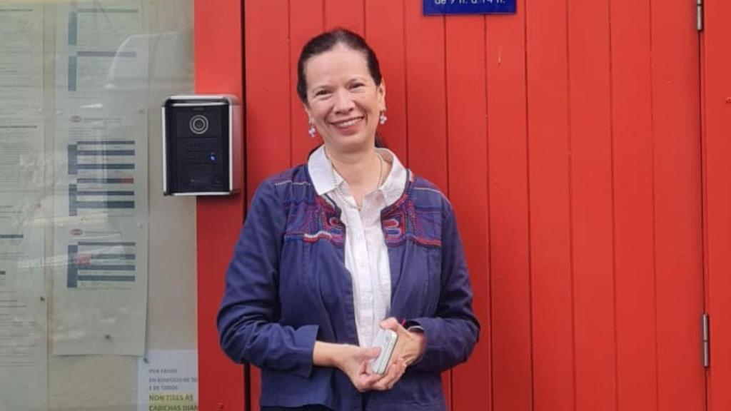 La decana de la Facultade de Ciencias da Saúde de la UDC, Adriana Ivette Ávila Álvarez.