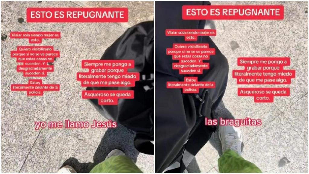 Una famosa tiktoker, acosada en la estación de tren de A Coruña: Bájate las braguitas