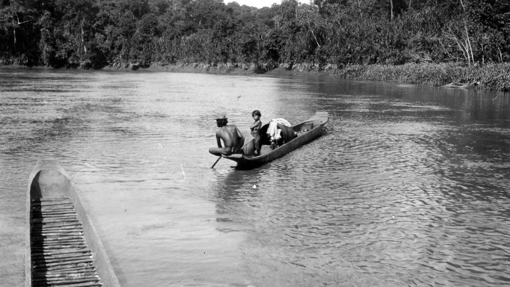 Nativos del Darién retratados en 1927 por una expedición sueca en Colombia y Panamá