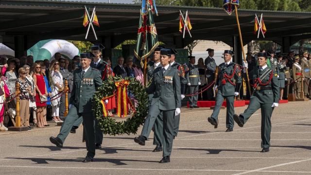 Los actos conmemorativos de la festividad de la Virgen del Pilar, patrona de la Guardia Civil, en imagen de archivo
