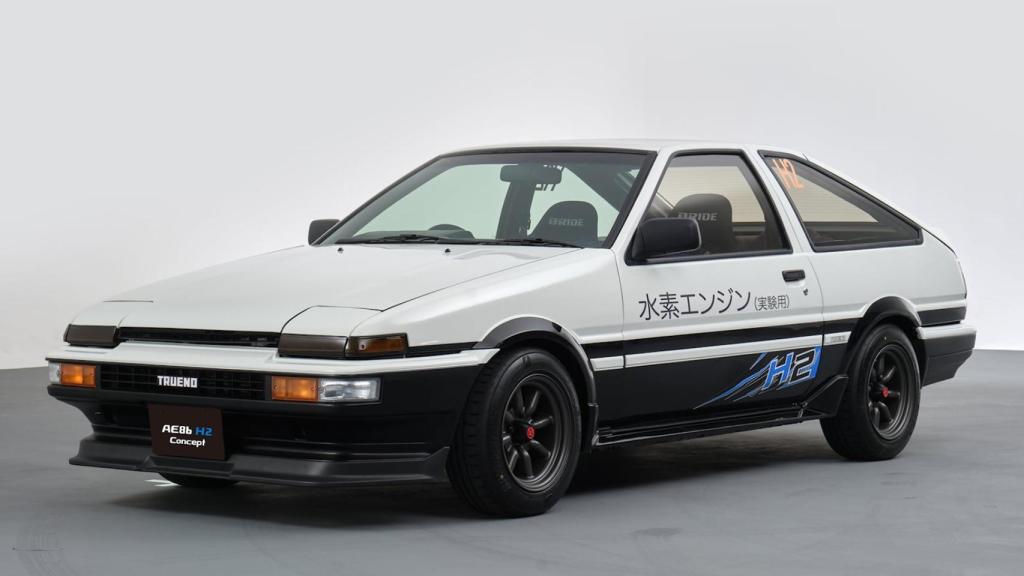 El Toyota AE86 Trueno con motor de hidrógeno
