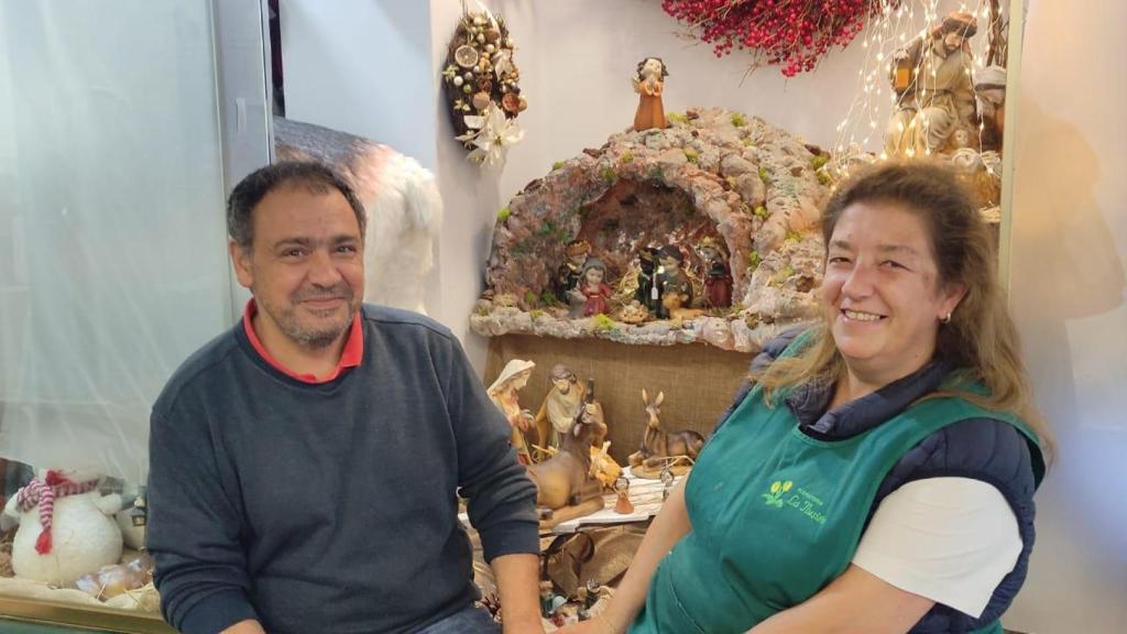 Escaparate de la floristería La Ilusión, Ferrol