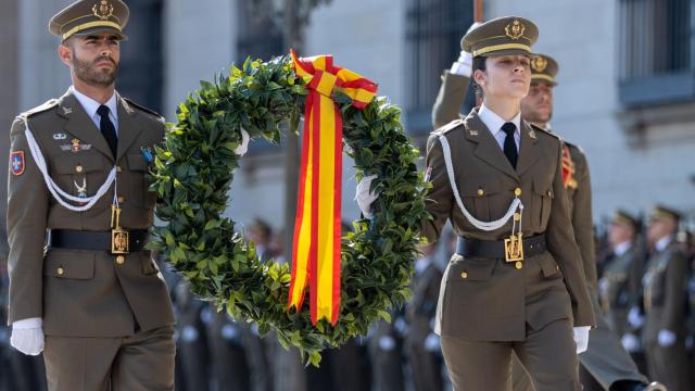 Militares en el Alcázar de Toledo.