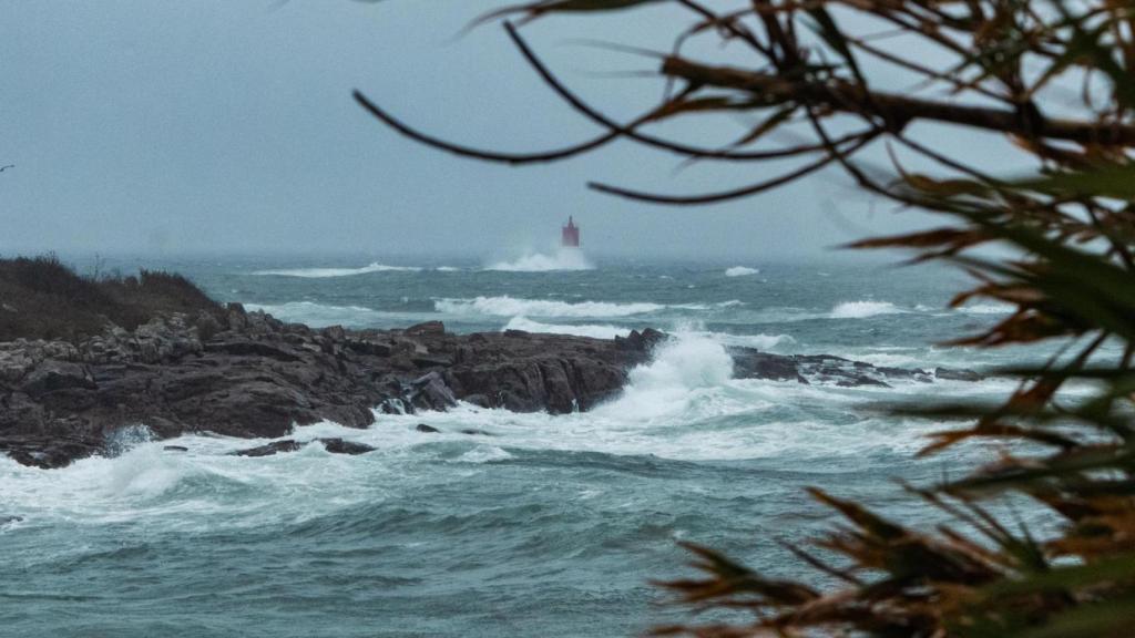 Imagen de la Ría de Vigo, en Cangas (Pontevedra) durante este martes.