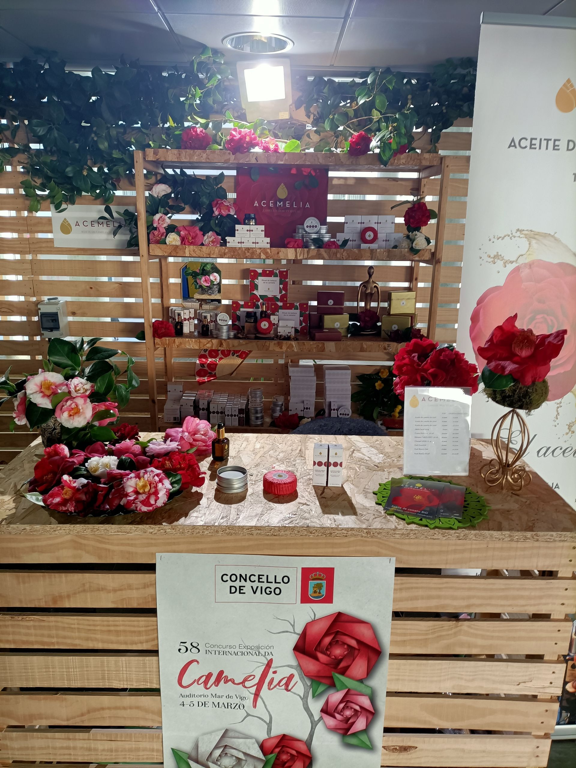 Estand de la marca en un evento organizado por el Concello de Vigo.