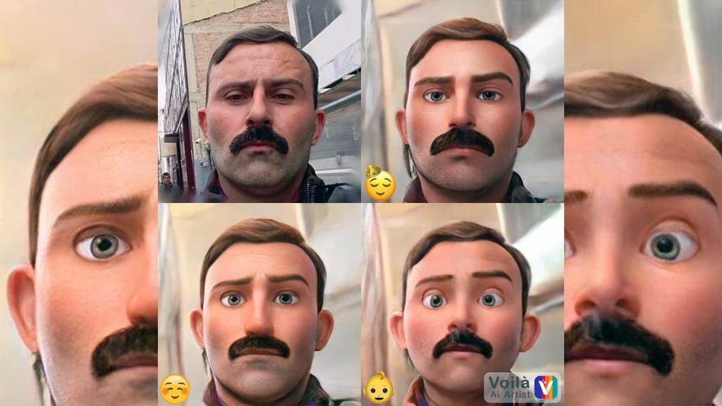 Una foto transformada con la app