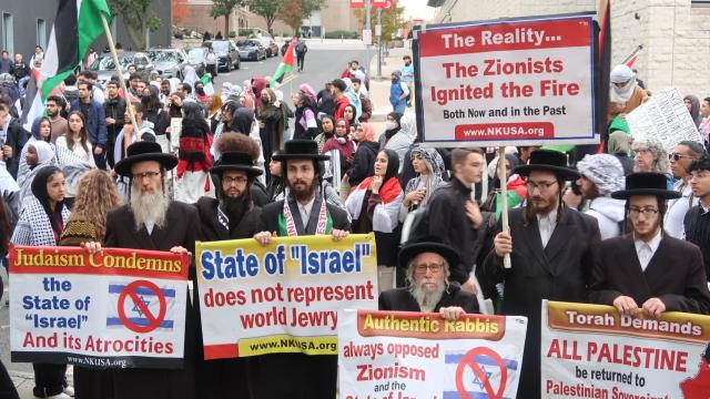 Judíos ultraortodoxos de Neturei Karta.