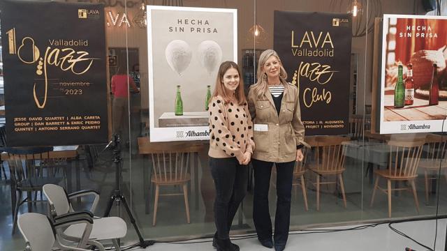 La concejala de Educación y Cultura, Irene Carvajal, presentando la programación del ValladolidJazz