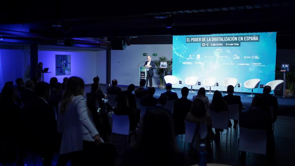 Pedo Mier (Ametic), durante su discurso de apertura de la III Jornada Autonómica.