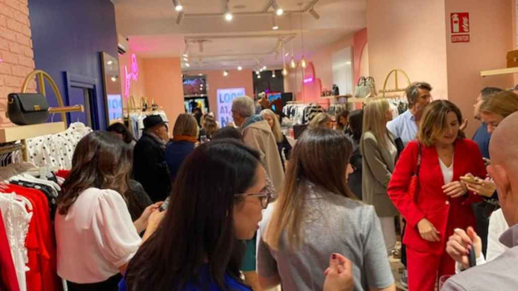 Inauguración de la tienda de la firma Naf Naf en Vigo.