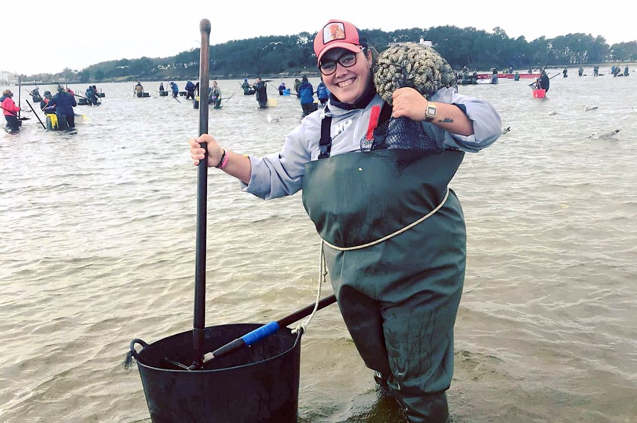 María Fontán, Mariscadora 2.0. Foto: Cedida