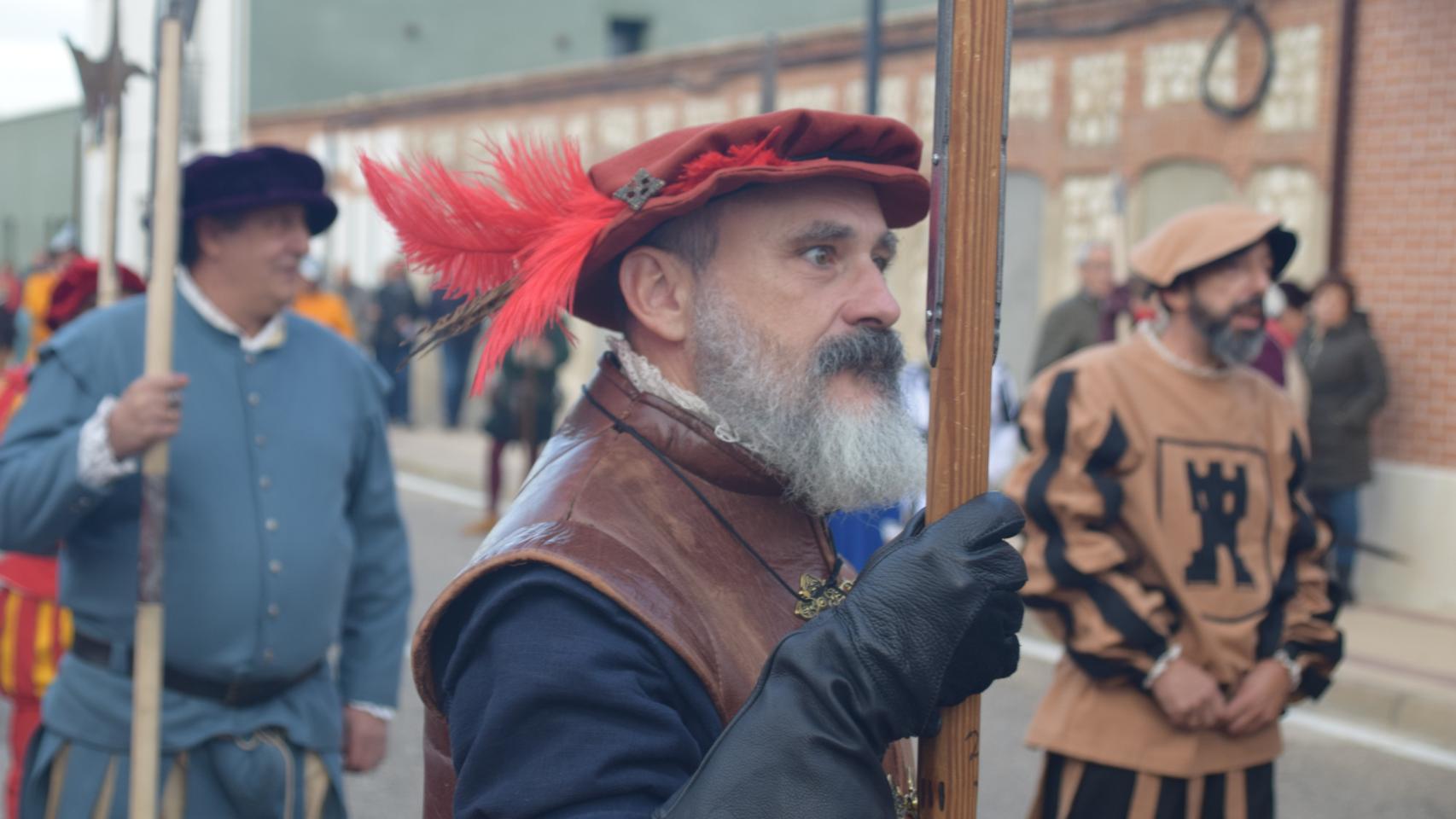 Recreación histórica de la llegada de Carlos V a Valdestillas.