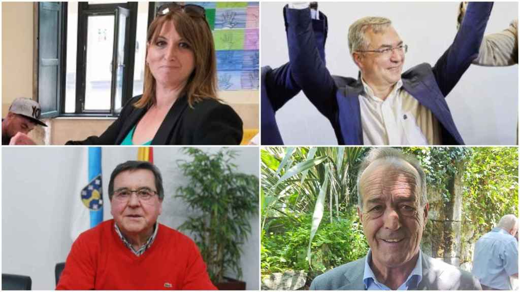 Cristina Cid, Luis Menor, Francisco Fumega y Luis Milia.