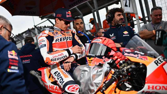 Marc Márquez, antes de una carrera de MotoGP