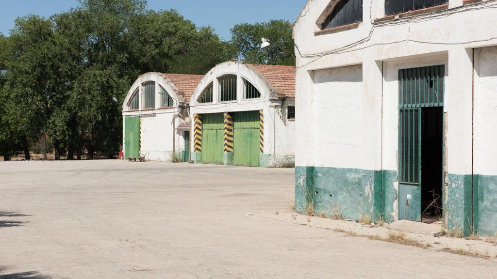 Exteriores de la base de Alcalá de Henares.