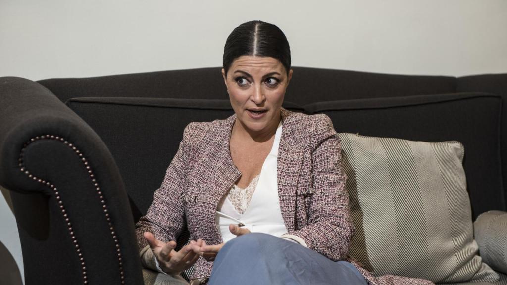 Macarena Olona,  este viernes en Madrid.