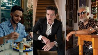 C. Tangana, Santiago Auserón (foto: Silvia P. Cabeza) y Eric Jiménez